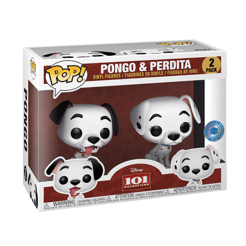 Figurines Pop Pongo & Perdita (101 Dalmatiens) - Livraison rapide