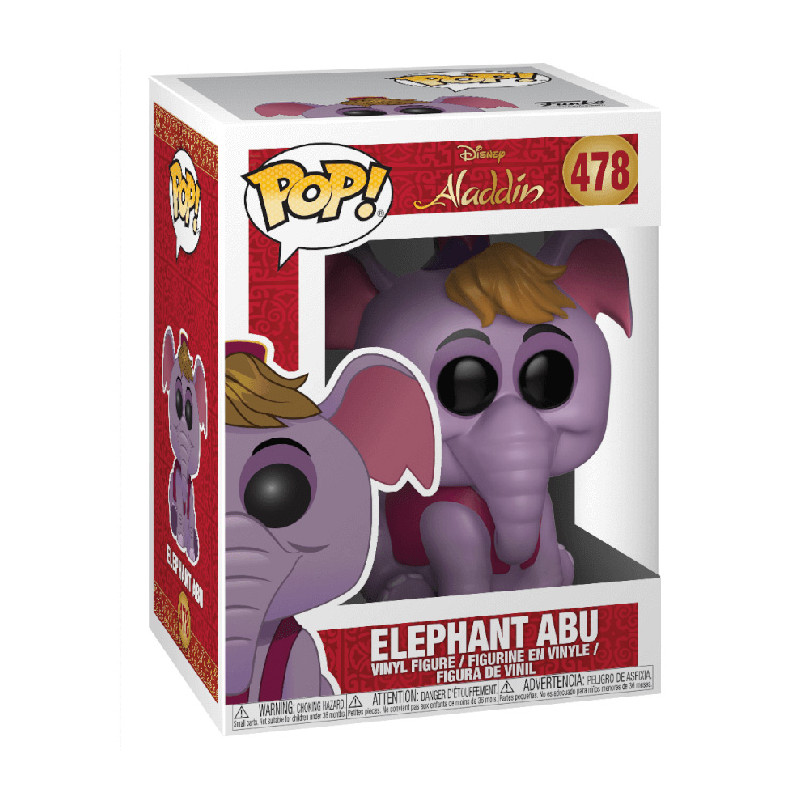 Figurine Pop Abu Elephant (Aladdin) #478 - Figurine Disney