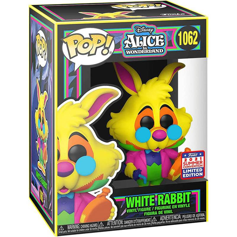 Figurine Pop Lapin Blanc Blacklight Alice au Pays des Merveilles #1062