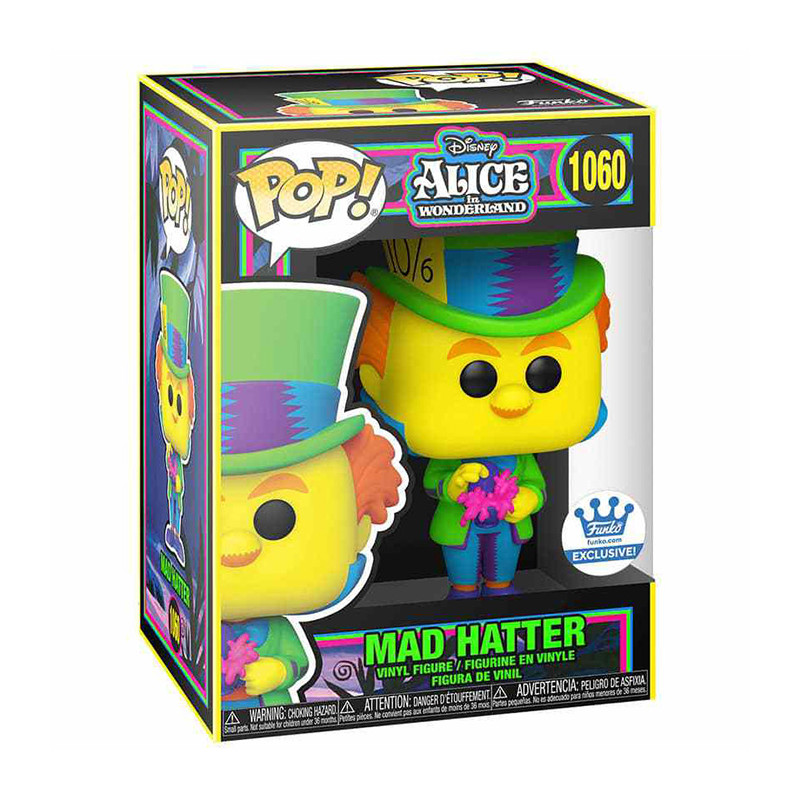 Figurine Pop Mad Hatter Blacklight Alice au Pays des Merveilles