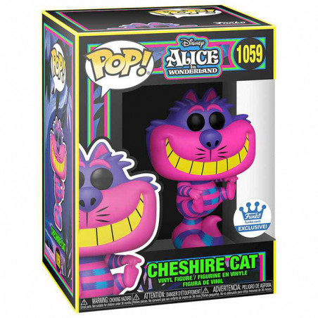 Figurine Pop Chat du Cheshire Blacklight Alice au Pays des Merveilles