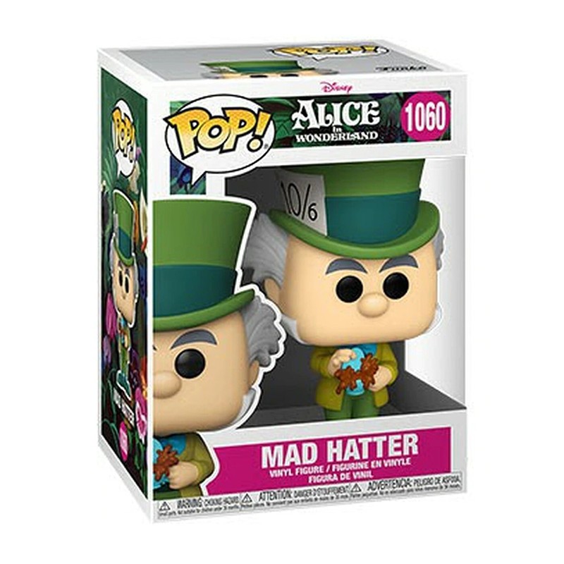 Figurine Pop Mad Hatter avec Tasse (Alice au Pays des Merveilles)