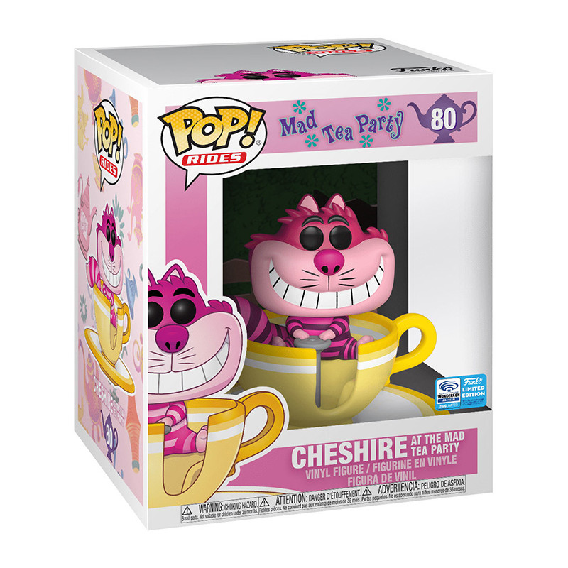 Figurine Pop Cheshire Cat Tea Party Disneyland - Alice au Pays des Merveilles