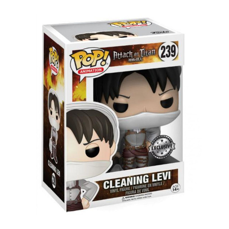 Figurine Pop Levi (Attack On Titan) #239 - Nettoyage