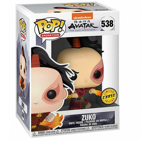 Figurine Pop Zuko Chase (Avatar) #538 - Edition Limitée