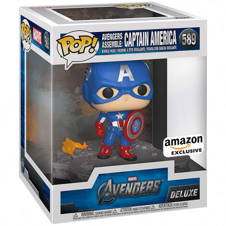 Figurine Pop Captain America Avengers Assemble - Edition Limitée