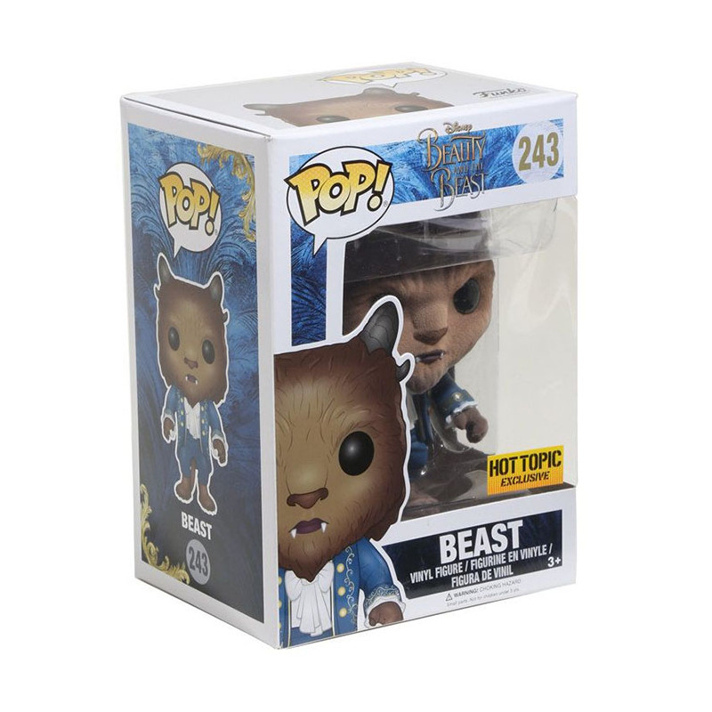 Figurine Pop Bête Floquée (La Belle et la Bête) - Edition Hot Topic