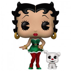 Figurine Pop Betty Boop & Pudgy Noël - Édition Limitée