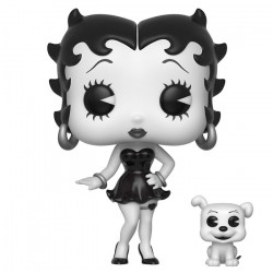 Figurine Pop Betty Boop et Pudgy #421 - Edition Noire et Blanche