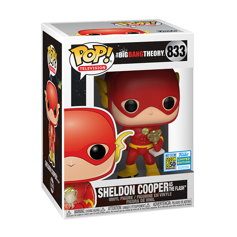 Figurine Pop Sheldon Cooper en Flash (The Big Bang Theory) #833