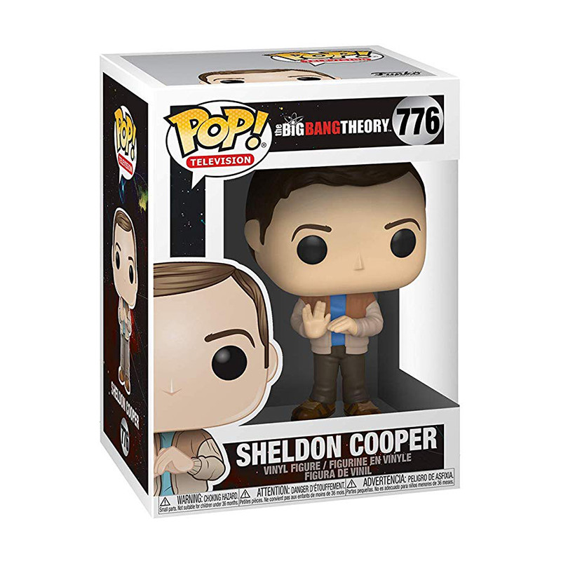 Figurine Pop Sheldon Cooper Salut Vulcain - The Big Bang Theory