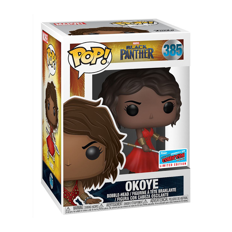 Figurine Pop Okoye (Black Panther) #385 - Edition Limitée NYCC 2018