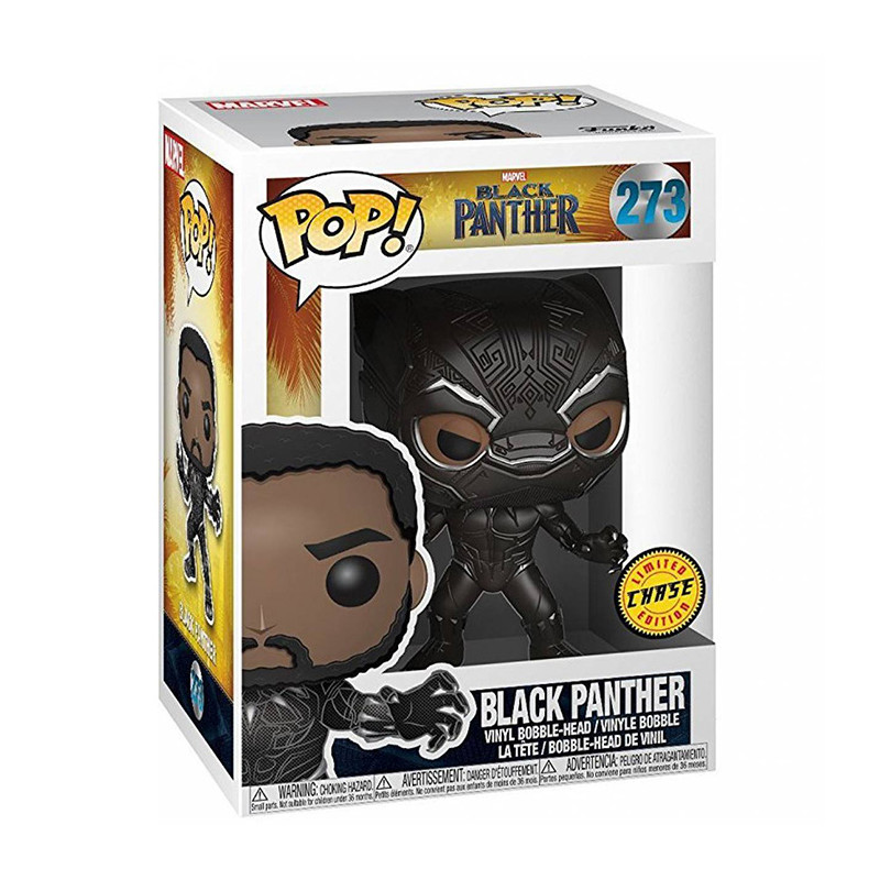 Figurine Pop Black Panther Chase avec Masque - Edition Limitée