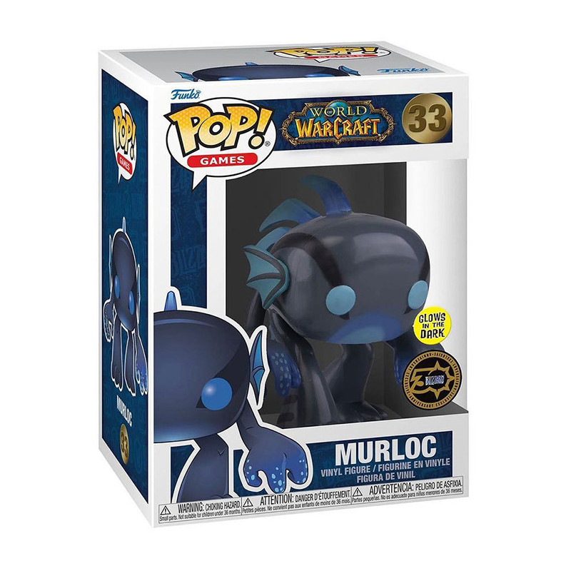 Pop Murloc bleu (World of Warcraft) #33 - Figurine Glow in the Dark