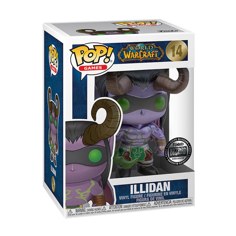 Figurine Pop Illidan Métallique (World of Warcraft) - Edition Limitée