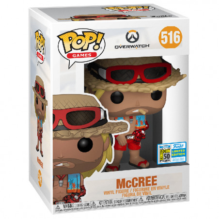 Figurine Pop McCree Summer Overwatch #516 - Edition Limitée