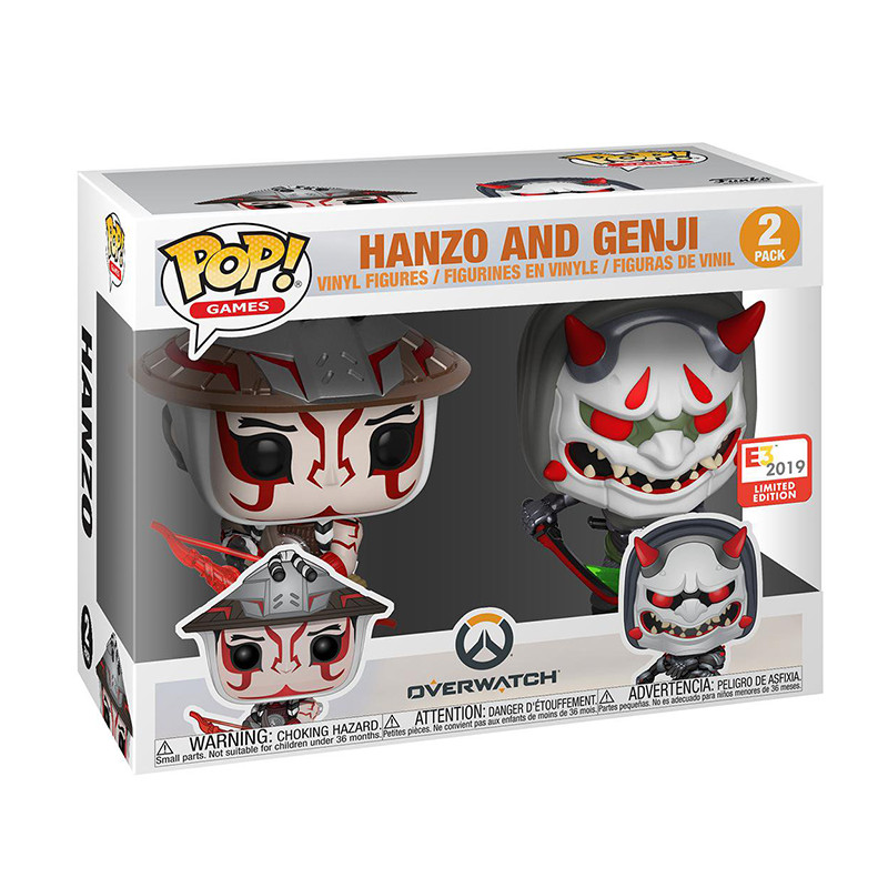 Pack Figurines Pop Hanzo & Genji (Overwatch) - Edition Limitée