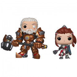 Reinhardt & Brigitte (Overwatch) Figurines Pop - Pack Exclusif