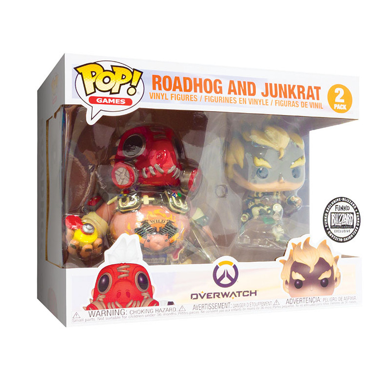 Figurines Pop! Roadhog & Junkrat (Overwatch) - Edition Limitée