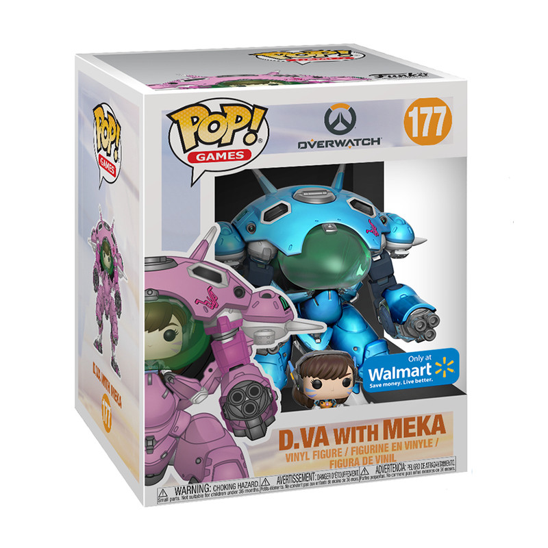 Figurine Pop D.Va with Meka Blueberry (Overwatch) #177