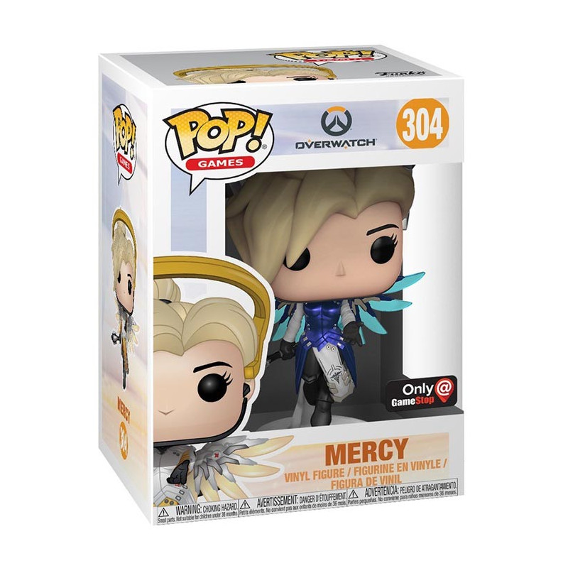 Figurine Pop Mercy Cobalt (Overwatch) #304 - Edition Limitée