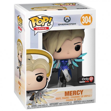 Figurine Pop Mercy Cobalt (Overwatch) #304 - Edition Limitée