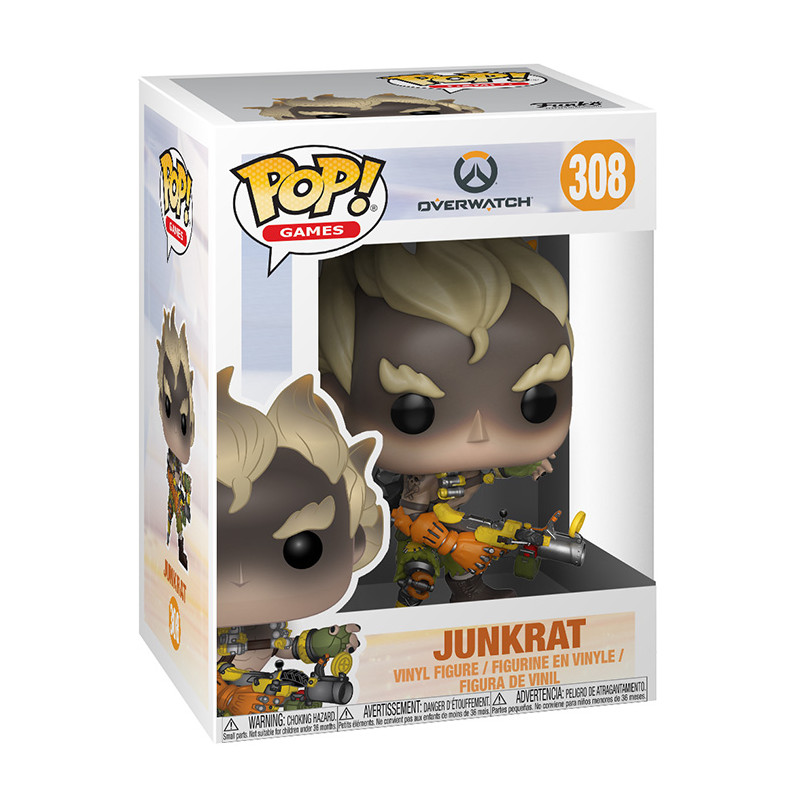 Figurine Pop Junkrat Overwatch #308 - Livraison rapide