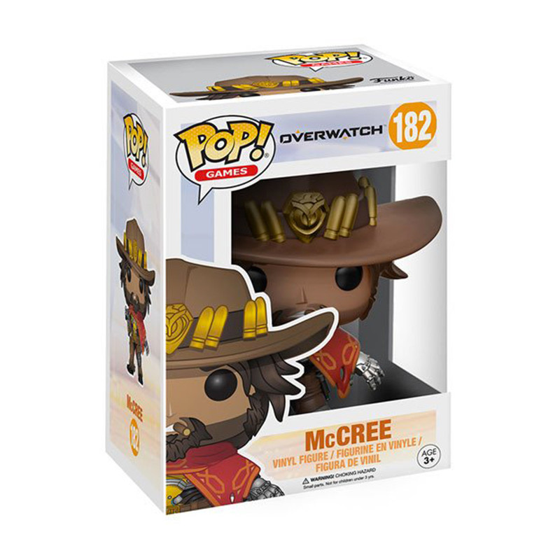 Figurine Pop McCree Overwatch #182 - Livraison rapide