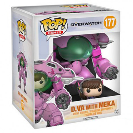 Figurine Pop D.Va with Meka (Overwatch) #177 - 15cm