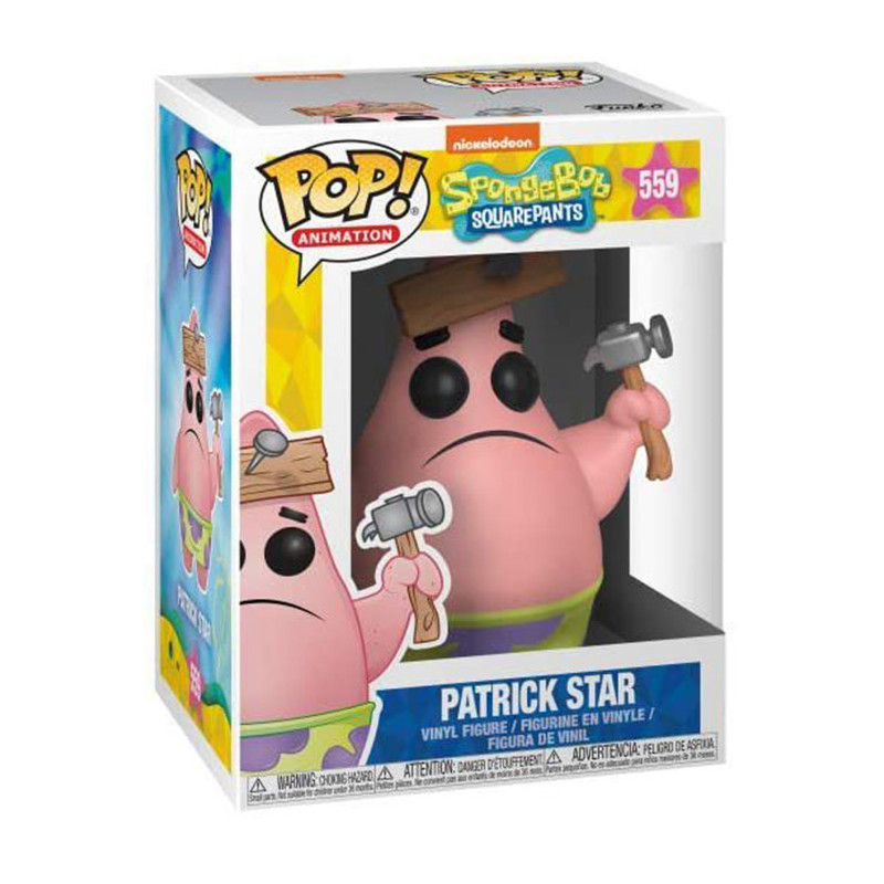 Figurine Pop Patrick Star with plank (Bob l'Eponge) #559