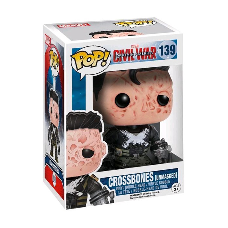 Figurine Pop Crossbones Unmasked (Captain America Civil War) #139