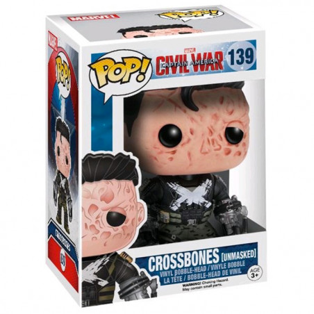 Figurine Pop Crossbones Unmasked (Captain America Civil War) #139