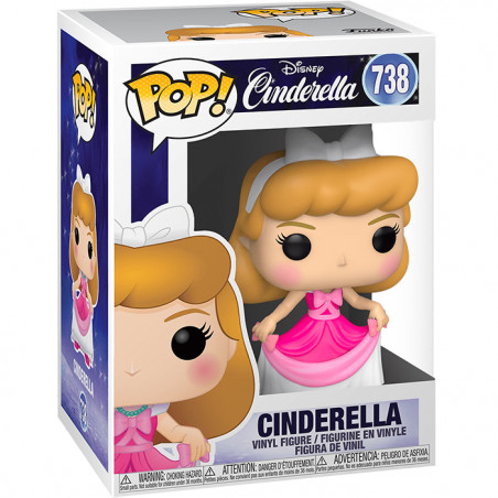 Figurine Pop Cendrillon Robe Rose #738 - Livraison rapide