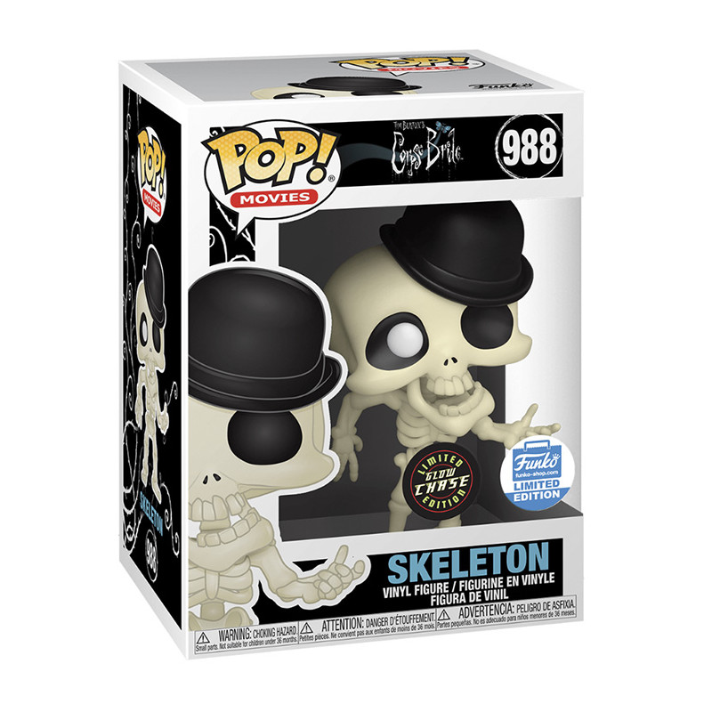 Figurine Pop Skeleton Glows in The Dark (Corpse Bride) #988