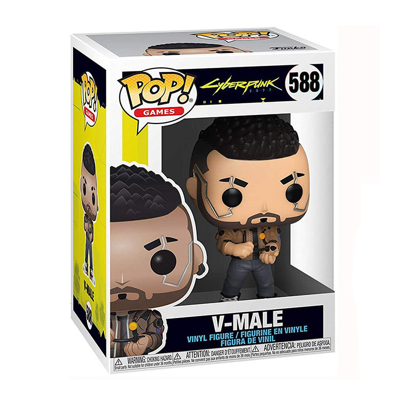 Figurine Pop V Male Cyberpunk 2077 #588 - Edition Limitée