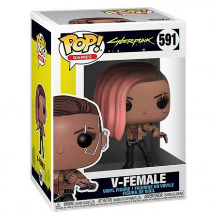 Figurine Pop V Female Cyberpunk 2077 - Edition Limitée