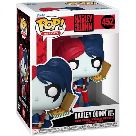 Figurine Pop Harley Quinn with Pizza #452 - Edition Limitée