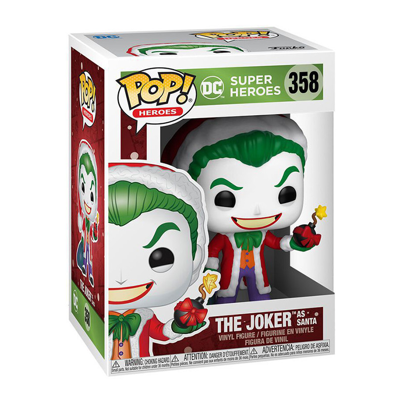 Figurine Pop Joker Père Noël DC Comics - Livraison rapide