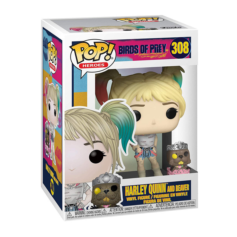 Figurine Pop Harley Quinn with Beaver (Birds of Prey) #308