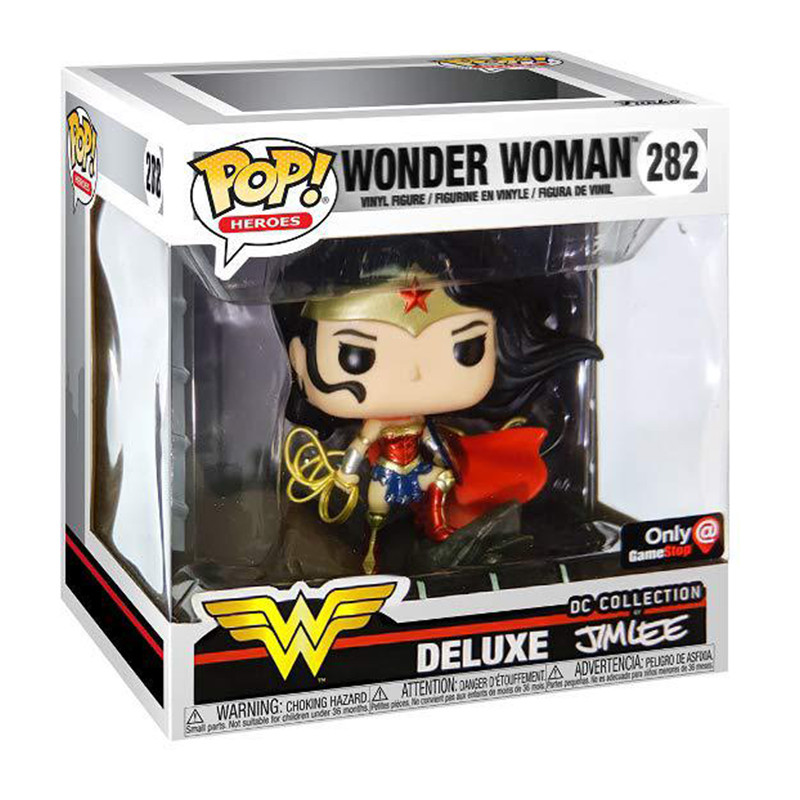 Figurine Pop Deluxe Wonder Woman Jim Lee - Edition Limitée