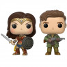 Wonder Woman et Steve Trevor Figurines Pop