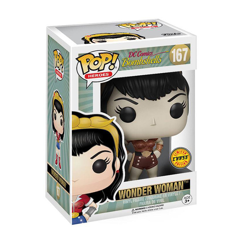 Figurine Pop Wonder Woman Chase Bombshells #167 - Edition Limitée