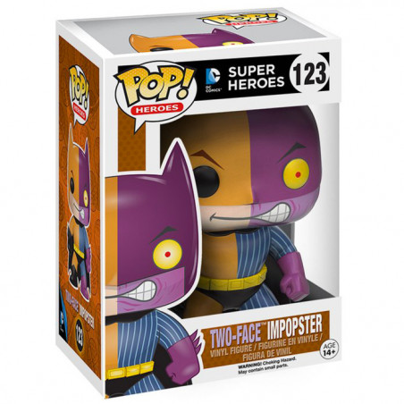 Figurine Pop Two-Face Impopster (Batman) #123 - Edition Limitée