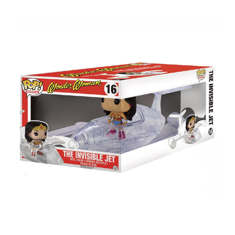 Figurine Pop Wonder Woman dans son Avion Invisible #16