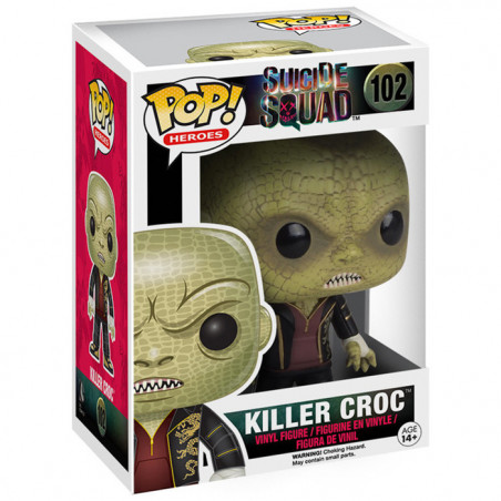 Figurine Pop Killer Croc (Suicide Squad) #102 - Collectionnez-la !