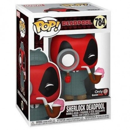 Figurine Pop Sherlock Deadpool #784 - Edition Limitée