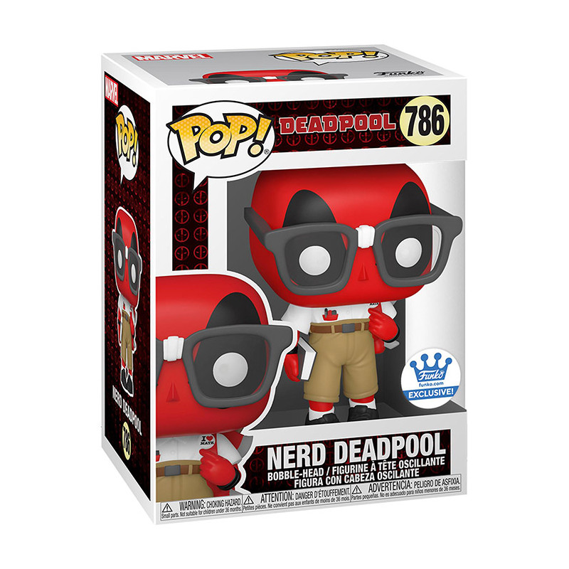 Figurine Pop Deadpool Nerd #786 - Edition Limitée