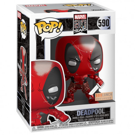 Figurine Pop Deadpool 1ère apparition #590 - Edition Limitée