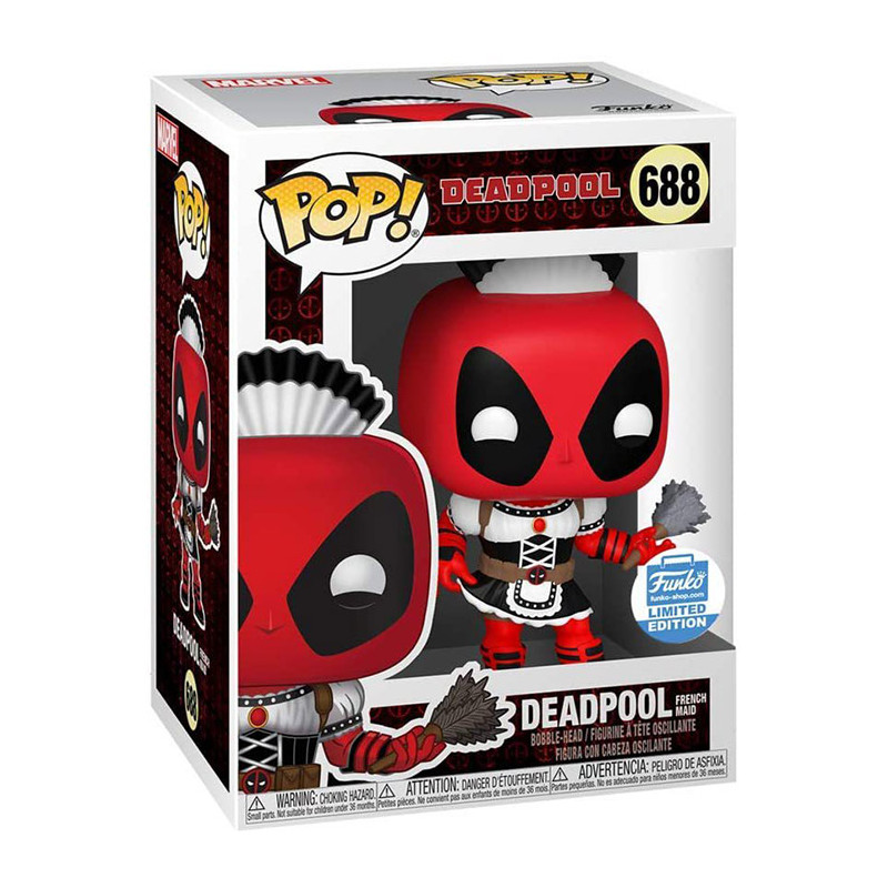 Figurine Pop Deadpool French Maid #688 - Edition Limitée