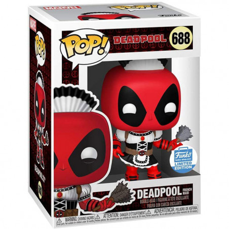 Figurine Pop Deadpool French Maid #688 - Edition Limitée